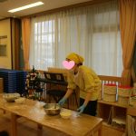 「うどん作り」