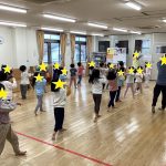 幼児クラスの体育指導の様子