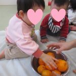 12月8日　『だいち組食材見せ：みかん』　