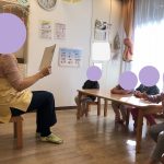 健康教育:手洗い指導の様子