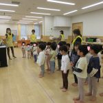 運動会リハーサル室内