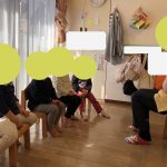うがい指導(ふたば組)の様子
