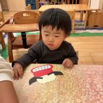 だいち組　１月の壁面製作の様子