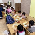 〈２月　節分の給食美味しかったよ〉