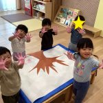 ３月ふたば組ブログ	 大きな桜とちょうちょうを作りました