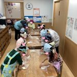 １月のたいよう組の食育は、「うどん作り」！！
