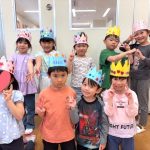 お誕生会の冠製作~たいよう組