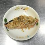 鮭の香草パン粉焼き
