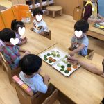 ふたばぐみ☆食育活動 野菜スタンプを楽しむ♪