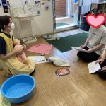 水遊び前研修