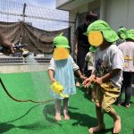 【夏のような暑い一日】