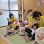 だいち組そよかぜ組6月の英語教室