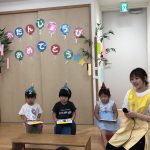 「七夕の集いと7月の誕生会を行いました」