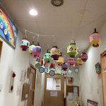 「ちょうちん飾ったよ！」