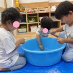 ふたば組 氷遊び