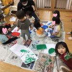 雨の日の保育園