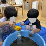 “とうきょうすくわくプログラム活動”『泥水沈殿実験！』