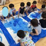 にじ夏まつり「お店の製作」うみ・そら組