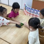 すくわくプログラム:自然「ふたば組 野菜スタンプ」