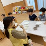そよかぜ組、ふたば組　寒天遊び