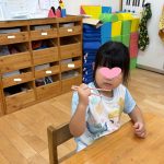 箸の使い方指導(たいよう組)