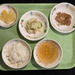 １０月１３日今日の献立（給食ブログ昼食）