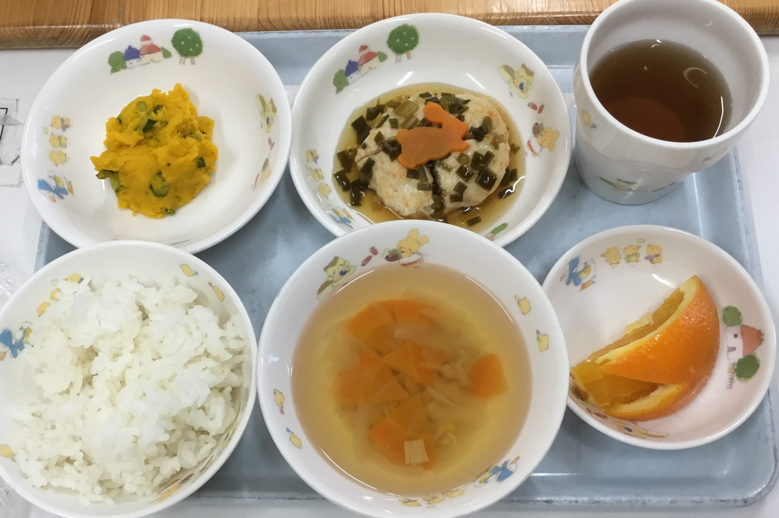 お月見給食